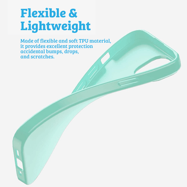 iPhone 15 Pro Case Cover Compatible With Soft Jelly And TPU Protection - Mint
